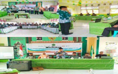 Kakan Kemenag Bolsel Resmi Buka Workshop Kurikulum Berbasis Cinta dan Pembelajaran Mendalam di MTsN 2 Bolsel